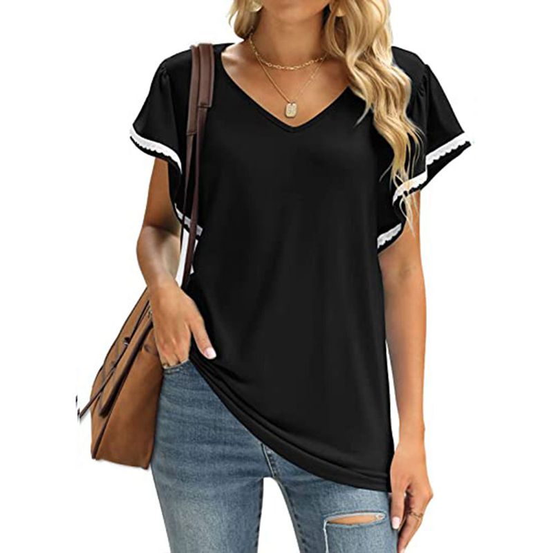 Everyday Elegance Flutter Sleeve Top