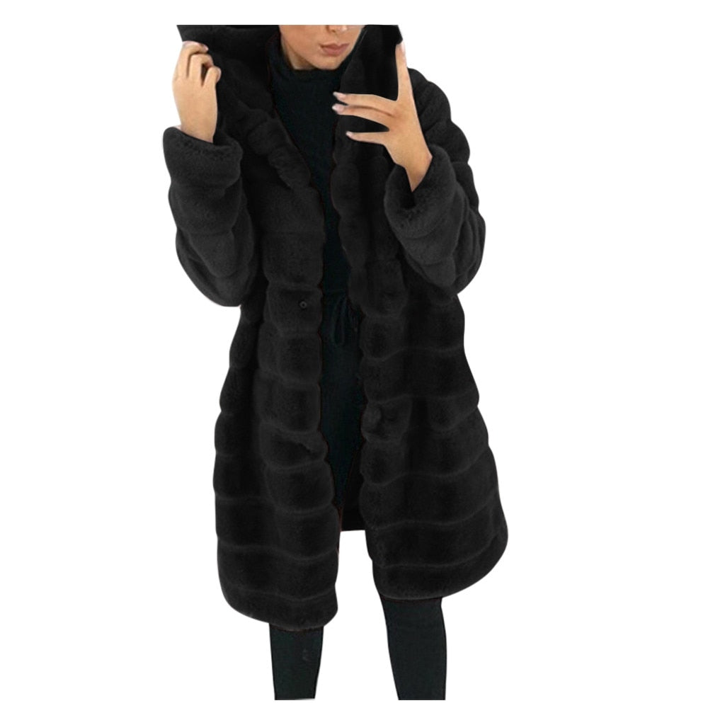 Thick & Fluffy Faux Fur Teddy Bear Coat