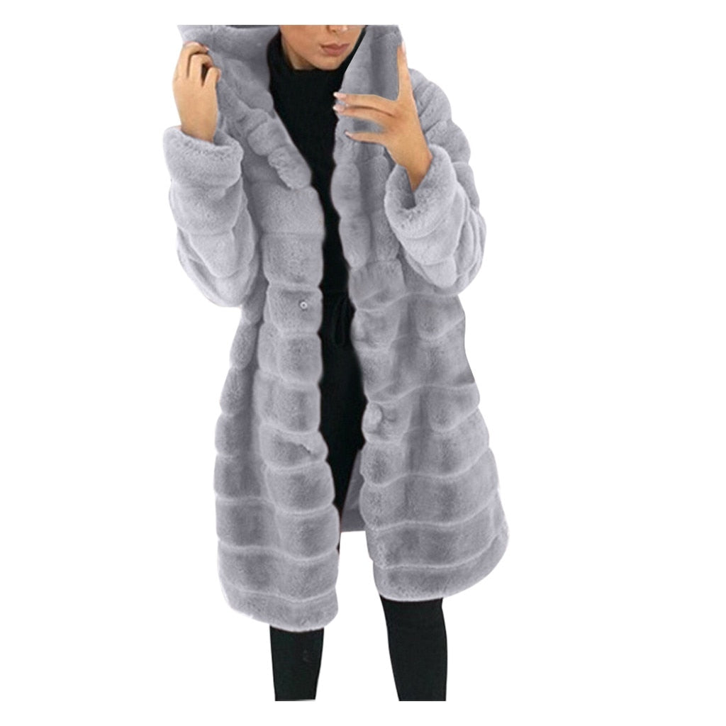 Thick & Fluffy Faux Fur Teddy Bear Coat